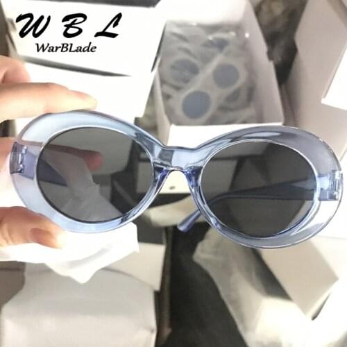 WarBLade 2019 Classic Goggle Glasses Retro Oval Ladies Sunglasses Vintage Sun Glasses Womens UV400 Gafas De Sol