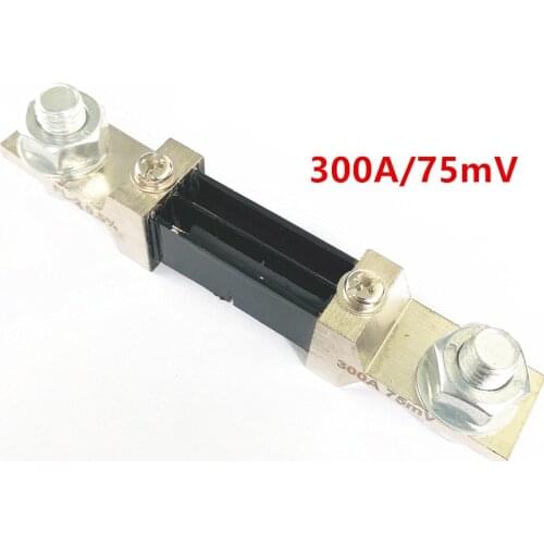 0.5 Grade 300A 75mV FL-2 Current Shunt Resistance For DC PZEM Ampere Panel Meter