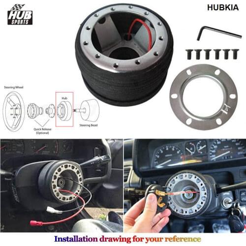 6 Bolt Hole Racing Steering Wheel Hub Adapter Boss Kit For KIA Sorento Sephia Opirus Sportage HUB-KIA