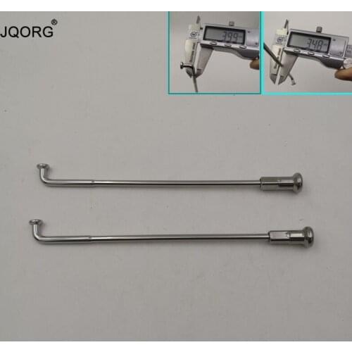 8G-9G Diameter 4.0mm-3.5mm Material 304 Stainless Steel Motorcycle Spokes Lighting Sliver Color J-bend Butted Spokes With Caps