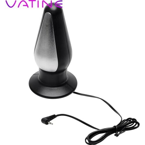 VATINE Big Electric Shock Anal Vaginal Plug Butt Plug Medical Themed G-spot Massager Sex Toys for Men Women Adult Products