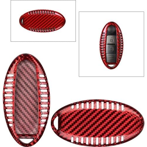 Car Flip Remote Key Cover Fob Case Shell For Infiniti Q50 Q60 Q70 QX56 QX60 for FX34 FX37 FX45 FX50 EX35 EX37 JX35 Carbon Fiber