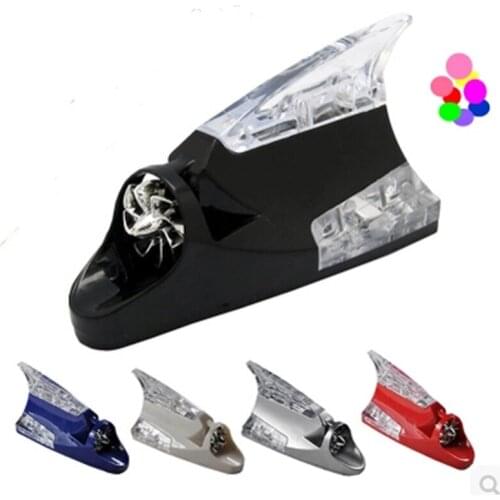 Car-styling Dummy Antenna Flash led Lights Case For Toyota Highlander Land Cruiser Camry Corolla RAV4 Yaris PRADO Vios Vitz