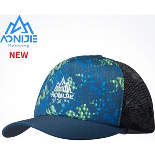 AONIJIE E4106 Mens Womens Sports Adjustable Sun Visor Baseball Cap Trucker Hat Mesh Back For Running Hiking Marathon Trail