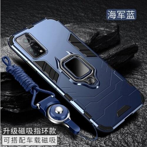 For Xiaomi Mi 10T Pro Case Hard With Stand Ring Armor shockproof protective Back Cover Case for xiaomi mi 10t mi10t pro shell