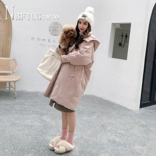 Black Pink Beige Colors Women Parkas S-XL Students Warm Female Overcoat