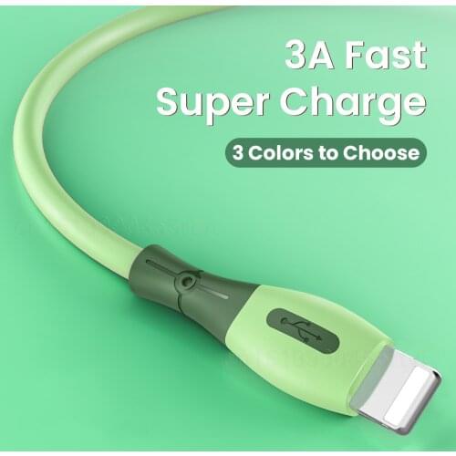 Colorful USB Type C Cable For iPhone 12 11 3A Micro USB C Fast Charging Mobile Phone Charger Wire Cord For Xiaomi Samsung Huawei