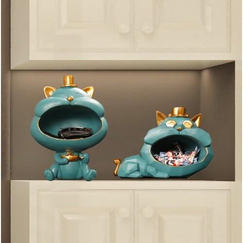 Cat put the key to collect the pendulum into the door of the Xuanguan shoe cabinet TV cabinet Joe moved to a new home gift gift