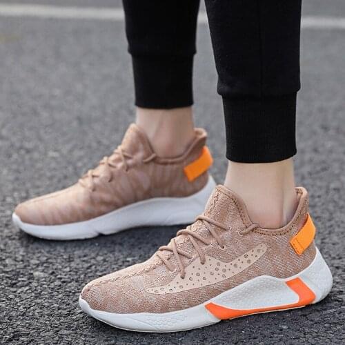 Men Casual Shoes Flat Outdoor Fashion Lace Up Summer Mesh Low Top Sneakers Male Non-slip Work Breathable Thick Sole