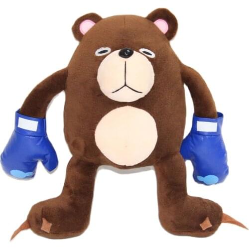 Anime Jujutsu Kaisen Gojo Satoru Theme Cute Bear Soft Stuffed Plush Dolls Pillow Puppet Toy Cosplay Xmas Birthday Gift