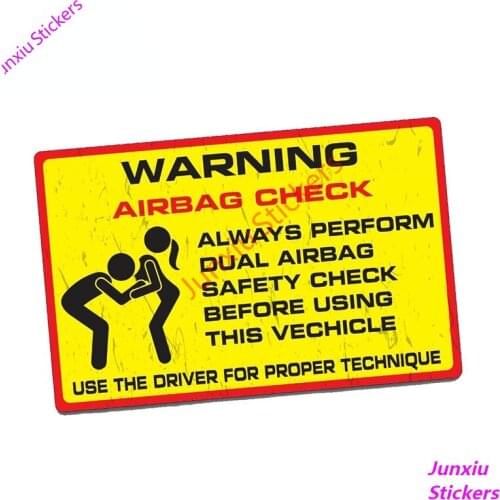 Car Stickers BOOBS CHECK Creative Decals for Bumper Camper Truck 4X4 Offroad 4wd Dirt JDM Race Waterproof Accessories PVC13x9cm