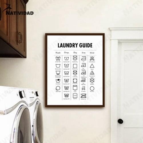 Wall Decor Laundry Poster Wall Art Decor Text Canvas Painting Home Decor Nordic Large Interior Paintings Shop Home Decoration