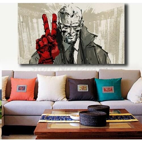 Metal Gear Solid Peace Walker HD Wall Art Canvas Posters Prints Painting Wall Pictures for Office Living Room Home Decor Artwork