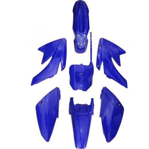 Full Blue Plastics Kit Fender Fairing for Honda CRF70F Dirt Pit Bike Motorcycle