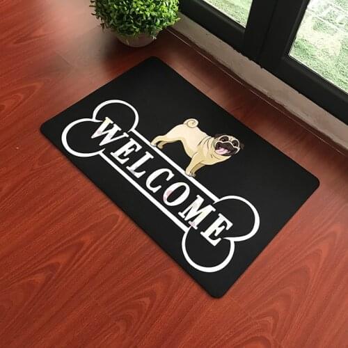 Custom Welcome Mats for Front Door Dogs Rugs Bedroom Floor Mat Rubber Mat In The Hallway Doormat for Entrance Door Pets Carpet