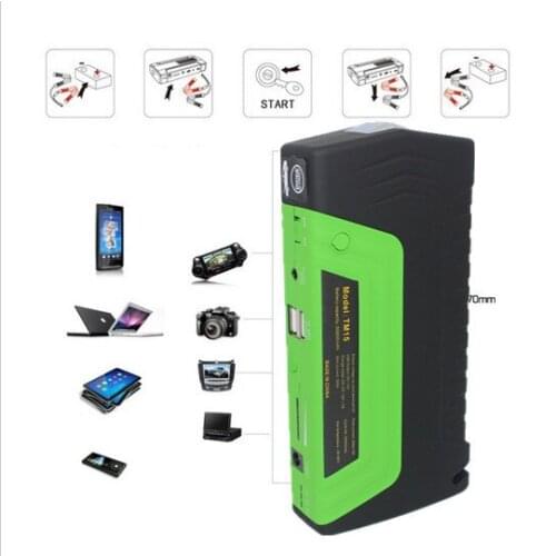 Auto Engine Car Jump Starter 12V Mini Emergency Start Car Booster Power Bank Battery starter With Electric Air Pump Car Charger
