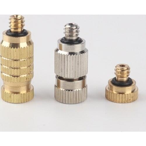 3/16" Male Thread Mist Sprinkler Garden Spray Nozzle High Pressure Humidifier Emitter For Cooler Mist Sprayer Atomizer 10pcs