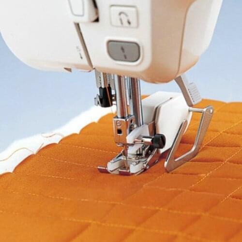 Synchronous presser foot of household multi function sewing machine with left and right guide rods