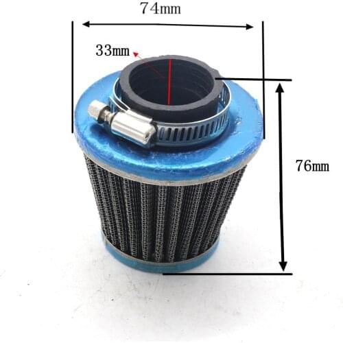 32mm Caliber Air Filter 50-110CC Motorcycle Scooter ATV Quad Dirt Pit Bike