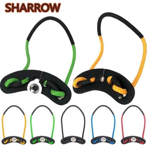 1Pc Compound Recurve Bow Wrist Sling Protector Cord Rope Strap Adjustable Braided Bow Sling For Shooting Archery Accessories