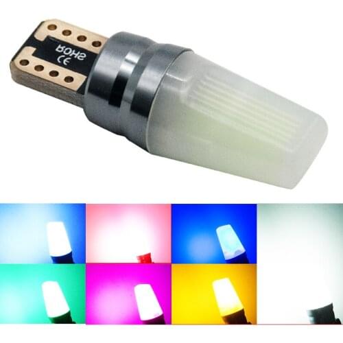 1x T10 COB Car LED Light Lamp Bulb T10 Wedge Side Lamp W5W 194 168 LED Canbus Error Free Side Wedge Interior Reading Door Lamp