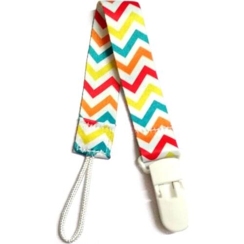 2019 Baby Pacifier Clips Chain Ribbon Holder Cartoon Nipple Belt Teether Pacifier Holder Clip For Baby Safe Soother Chain