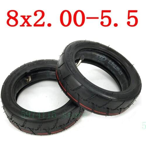 8x2.00-5.5 Inner And Outer Tire 8*2.00-5 Tyre for Electric Scooter Folding Bicycle Parts
