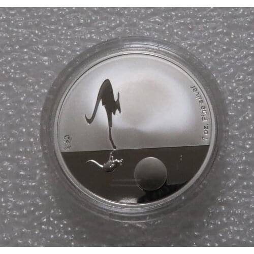 Australia 2010 Sunset Kangaroo 1 Australian Dollar 1 Oz Silver Coin Real Rare Silver Original Coin Collection