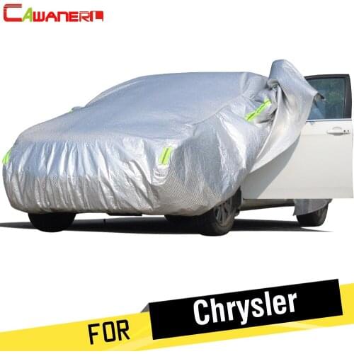 Cawanerl Thicken Cotton Car Cover Waterproof Sun Snow Hail Rain Resistant Cover For Chrysler 200 300 300C Cirrus PT Cruiser Neon