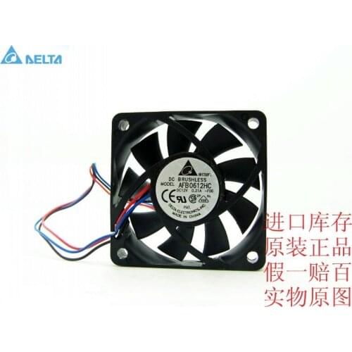 For delta 6013 6CM 60mm fan double ball AFB0612HC -F00 0.21A