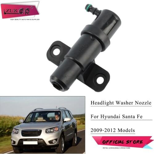 For Hyundai Santa Fe 2.4L 2009 2010 2011 2012 Headlight Washer Nozzle Headlamp Water Spray Jet Actuator 98671-2B000 98672-2B000