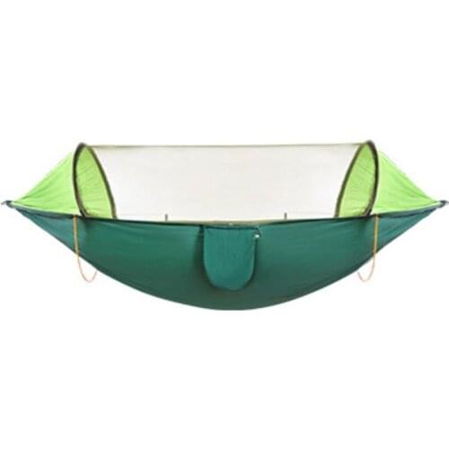 Tent Hammock With Anti-mosquito Net For Outdoor Automatic Quick Open Waterproof Portable Hammock