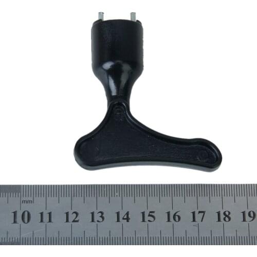 Golf Shoe Stud Remover Spike Wrench Cleat Key Removing Tool Handle Black