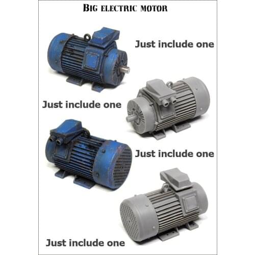 1/35 Scale Unpainted Resin Figure Big electric motor 1 PCS collection figure