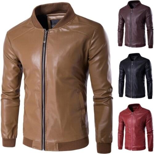 Men Faux Leather Jacket Motorcycle 5XL Mens Jackets Black Jaqueta De Couro Masculina Outwear Male PU Leather Coats Mens