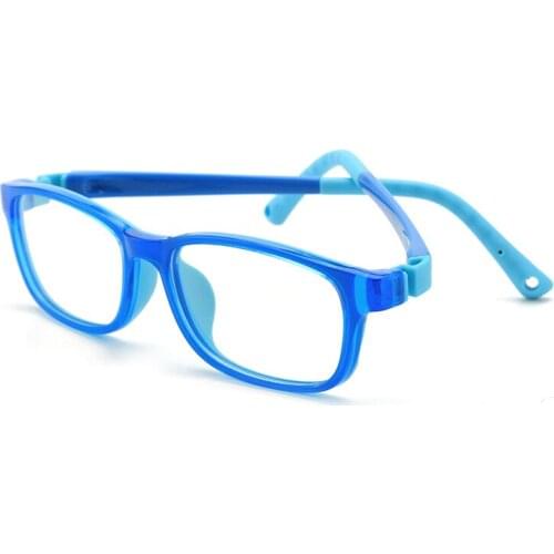 2020 New Teens Kids Anti-blue Light Glasses Cellphone Glasses TR90 Silicone Eyeglasses Myopic Optic Prescription Glasses Frame