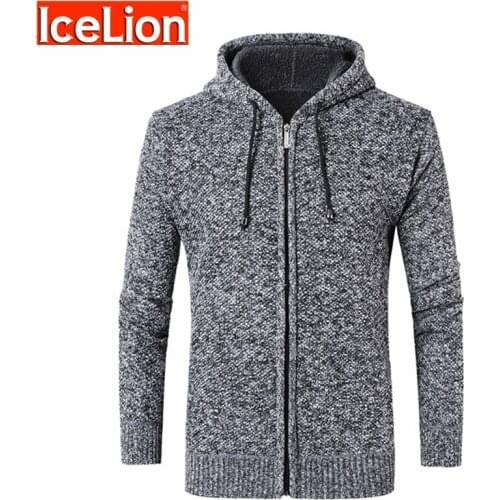 IceLion 2021 New Soild Color Hoodies Men Long Sleeve Thick Mens Sweatshirts Sportswear Fitness Casual Hoody Streetwear Hoody