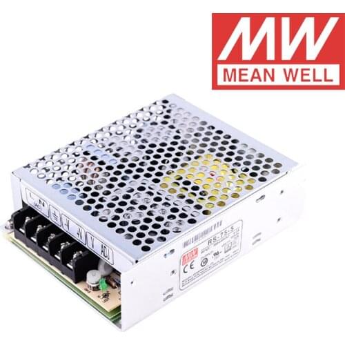 RS-75-5 Mean Well 60W/12A/5V DC Single Output Switching Power Supply meanwell online store