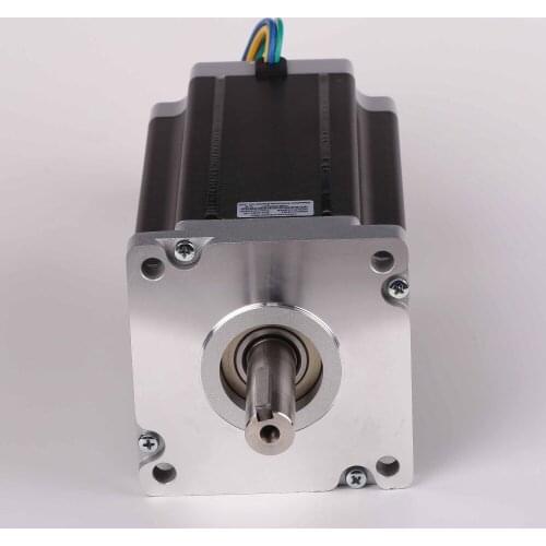 29Nm stepping motor nema42 stepper motor 2phase 201mm length, diameter 19mm keyway shaft, 4 lead wire 6.5A LC110-201 for CNC kit