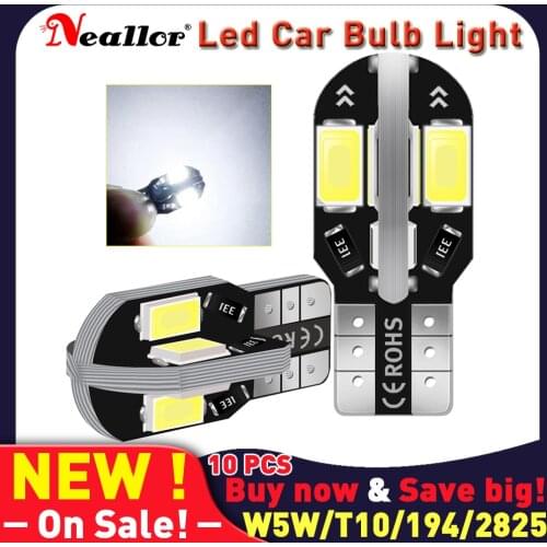 T10 W5w Led Canbus 5w5 2825 194 2821 2721 168 Side Lights Bulbs On Cars Auto Interior Diode Lamps For Mazda cx5 cx3 6 gg gh 3 bk