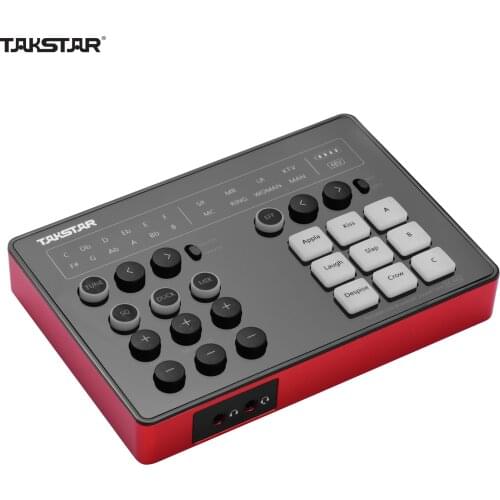 TAKSTAR SC-M1 Portable Live Broadcast Sound Card with DSP for Phone Tablet Computer for Live Streaming Karaoke Recording