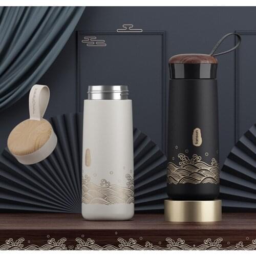 Stainless Steel Thermos Bottle Portable Trend Simple Vacuum Insulation Water Bottle Fashion Travel Sports High-end Thermos Mug