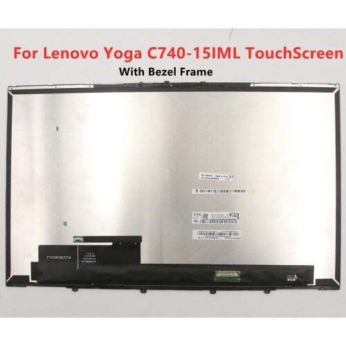 15.6"Inch B156HAN02.5 NV156FHM-N4N N52 LCD Touch Screen Display Panel 5D10S39585 5D10S39586 For Lenovo Yoga C740-15IML Screen