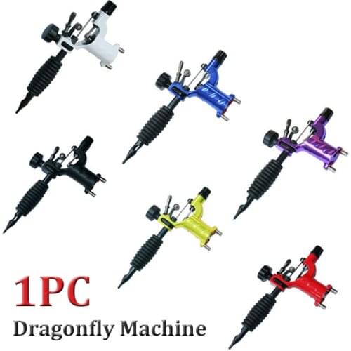 1p Professional Tattoo Guns Pen Machine Dragonfly Rotary Tattoo Machine Shader & Liner Assorted Tatoo Motor Supply Fast Delivery