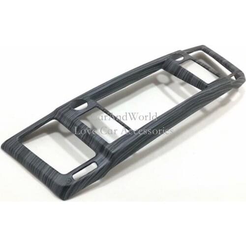 For Toyota RAV4 2016-2018 Center Control Panel Cover Console Navigation Button Frame Trims ABS Chrome Car Styling Accessories