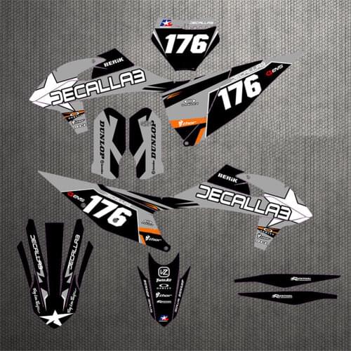 For KTM SX SXF XC XCF 2021 2020 2019 For KTM EXC XCW 2020 2021 125-300 350 450 450 500 Motocross graphics stickers decals kits