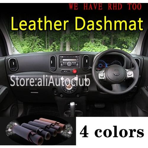 For nissan cube G3 2009 2010 20112014 2019 Leather Dashmat Dashboard Cover Dash Mat Sunshade Carpet Car Styling auto accessories