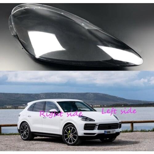 For Porsche cayenne 2018 2019 2020 Car Headlight cover Headlamp Lens Auto Shell Cover