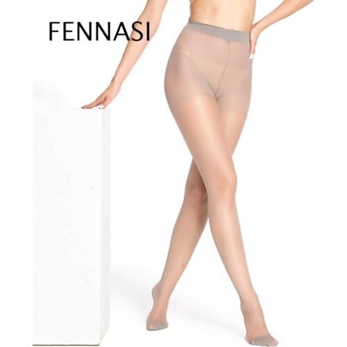 FENNASI Women 5D Ultra-thin Black Sexy Pantyhose Nylons Lady Thin Transparent Sexy Tights High Waist Female Erotic Black Tights