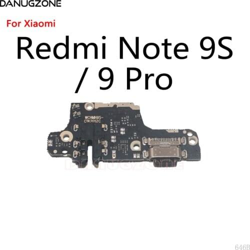 30PCS/Lot For Xiaomi Redmi NOTE 9 Pro 9S USB Charging Dock Port Socket Jack Plug Connector Charge Board Flex Cable